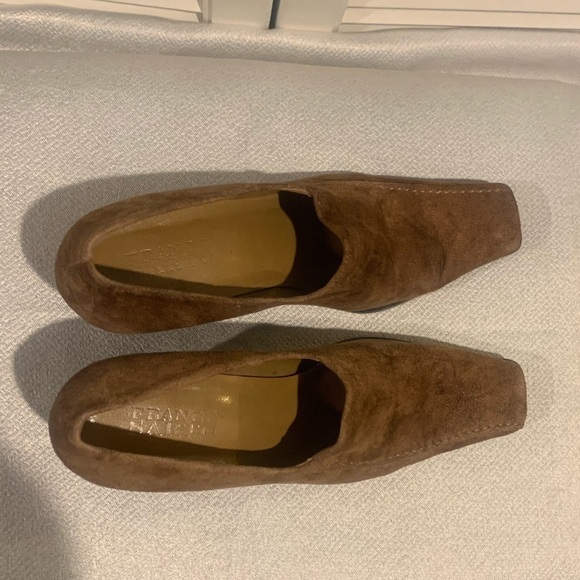 Franco Sarto Carmel Suede Kitten Block Heels 7 1/2 - Picture 7 of 7